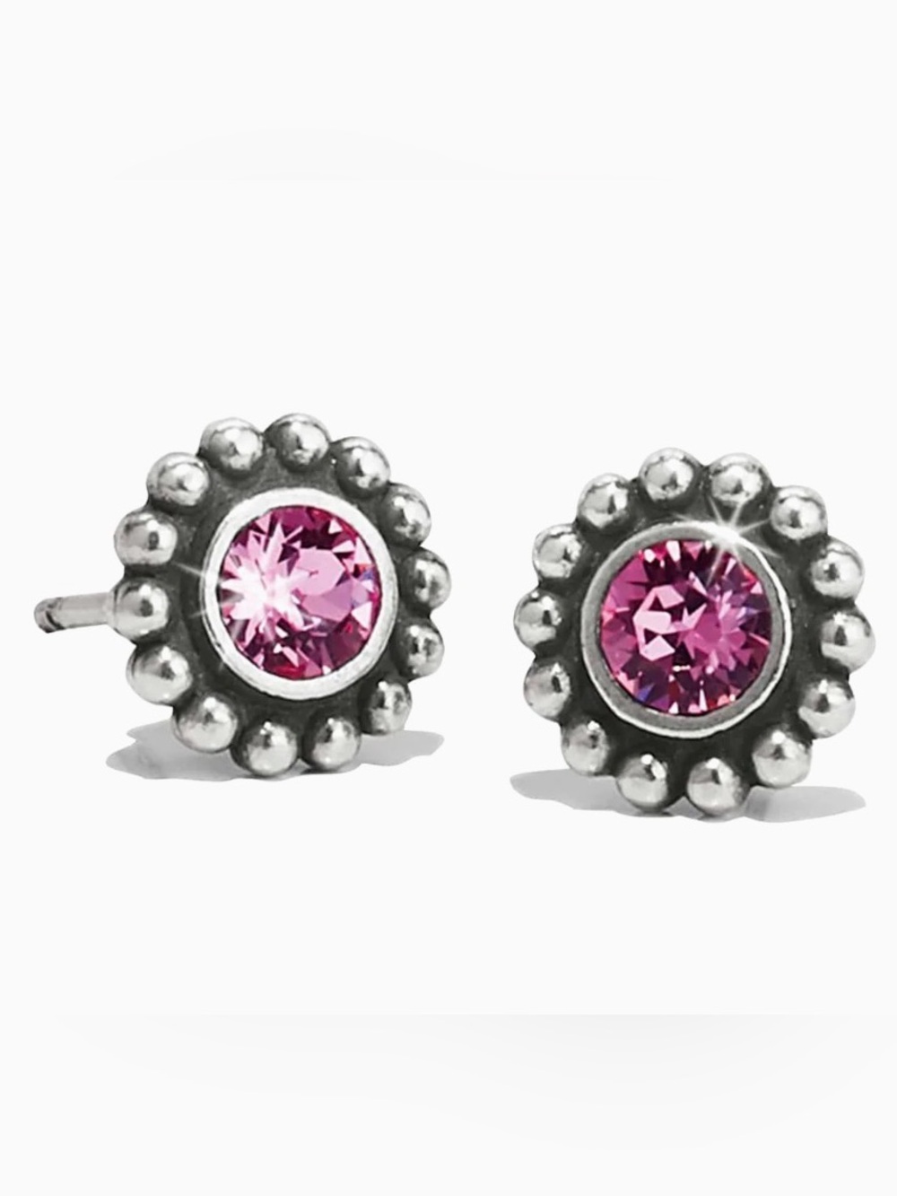 🌸 BRIGHTON Pink Twinkle Mini Post Earrings - Picture 3 of 6